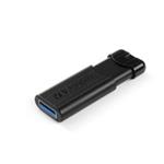 Verbatim USB flash disk, 3.0, 16GB, Store,N,Go PinStripe, čierny, 49316