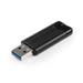 Verbatim USB flash disk, 3.0, 256GB, Store,N,Go PinStripe, čierny, 49320