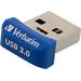 Verbatim USB flash disk, 3.0, 32GB, NANO Store,N,Stay, modrý, 98710