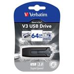 Verbatim USB flash disk, 3.0, 64GB, Store ,n, Go V3, čierny, 49174