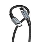 Verbatim USB kábel USB C samec - USB C samec, 100W, 1.2m, čierny, box, 31846