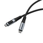 Verbatim USB kábel USB C samec - USB C samec, 240W, 1.2m, čierny, box, 31849