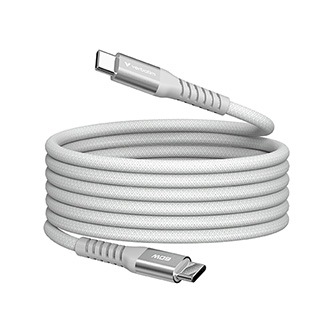 Verbatim USB kábel USB C samec - USB C samec, 60W, 1.2m, magnetický, šedý, box, 31850