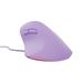 Vertikální myš Natec CRAKE 2 PRO/Vertikální/Optická/Pro praváky/12 400 DPI/Drátové USB-A/Fialová NMY-2274