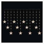 Vianočná LED girlanda – hviezdy, 1,7 m, 3x AA, do interiéru, teplá biela, časovač 8592920159231