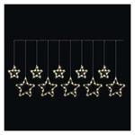 Vianočná LED girlanda – hviezdy, 190 x 50 cm, do exteriéru aj interiéru, teplá biela 8592920159194