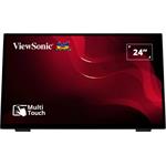 ViewSonic TD2465 / 24"/ Touch/ VA / 16:9/ 1920x1080/ 7ms/ 250cd/m2/ DP/ HDMI/ VGA/ USB/ Repro