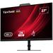 ViewSonic VG2741V-2K 27" QHD SuperClear® IPS/120Hz/ HDMI, DP, 5MP Webcam, microphone, USB, USB-C 15W, repro