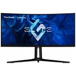 ViewSonic XG341C-2K/ 34" prohn./VAmini LED/21:9/3440x1440/200Hz/1400cd/m2/ 1ms/FreeSync/PIP/PBP/DP/2x HDMI/3x USB/USB-C