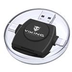 VIKING ČTEČKA PAMĚŤOVÝCH KARET V4 USB3.0 4V1 černá VR4V1B