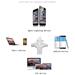 VIKING USB FLASH DISK 16G, 4v1 S KONCOVKOU APPLE LIGHTNING, USB-C, MICRO USB, USB-A VUF16GBS