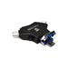 Viking USB Flash disk 3.0 4v1 s koncovkou Lightning/Micro USB/USB/USB-C, 64 GB, černá VUFII64B