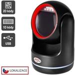 Virtuos CCD 2D čtečka Virtuos HT-861A, stacionární, USB, černá EHE0009
