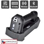 Virtuos CCD 2D průmyslová bezdrátová čtečka HW-857, USB, tmavě šedá EHE0018