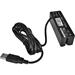 Virtuos MSR-100A třístopá čtečka magnetických karet, USB-HID/COM, černá EIE0003