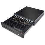 Virtuos pokladničná zásuvka C425-RJ10P10C, bez kábla, kov. držiaky, 9-24V, čierna EKN0114