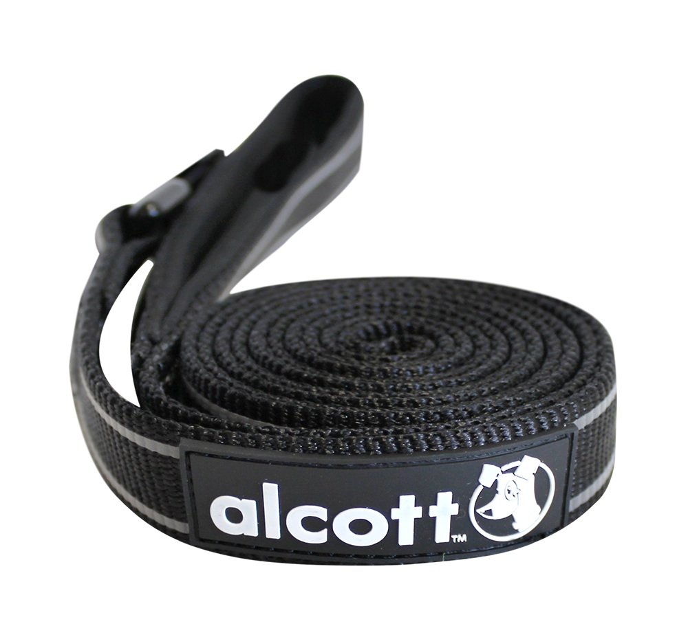 Vodítko Alcott reflexní pro psy, černé, velikost M AC-11303