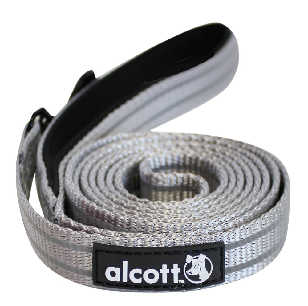 Vodítko Alcott reflexní pro psy, šedé, velikost M AC-11310