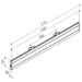 Vogel´s horizontální část adaptéru Connect-it PFB 3411, 1175 mm, černá PFB 3411 B