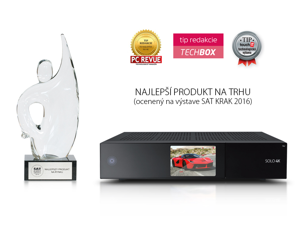 VU+ SOLO 4K + DVB-T2/T/C single tuner VU+ SOLO 4K+C/T/T2