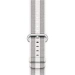 Watch Acc/42/White Stripe Woven Nylon MQVT2ZM/A