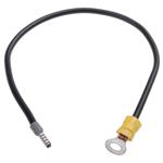 WAVERF propojovací DC kabel 10mm2, 60cm, očko M8 - dutinka KAB-60-10-M8-M8