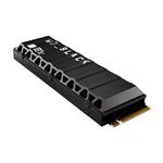 WD Black SN850X 4TB SSD PCIe Gen4 16 Gb/s, M.2 2280, NVMe ( r7300MB/s, w6600MB/s ), s chladičom WDS400T2XHE-00BCA0