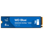 WD Blue SN5000 SSD 4TB M.2 NVMe Gen4 5500/5000 MBps WDS400T4B0E-00BKY0