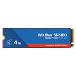 WD Blue SN5100 4TB SSD Powered by SANDISK / NVMe M.2 PCIe Gen4 / Interní / chladič / M.2 2280 WDS400T5B0E-00CPE0