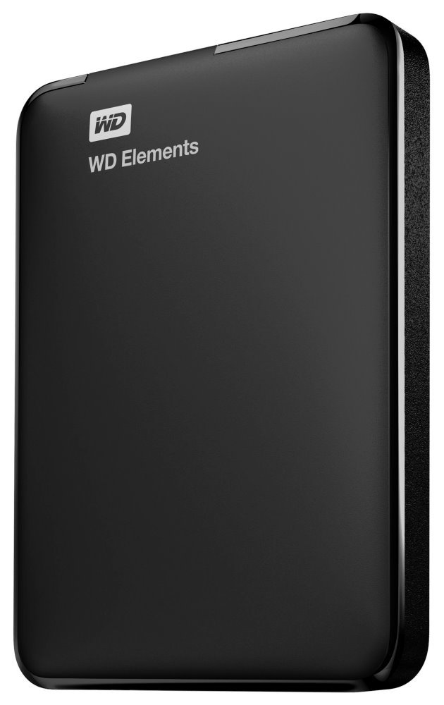 WD Elements Portable 1TB Ext. 2.5" USB3.0, Black WDBUZG0010BBK-WESN