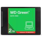 WD GREEN SSD 3D NAND WDS200T5G0A 2TB, SATA III 6 Gb/s, 545MB/s, 2.5"