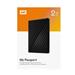 WD My Passport portable 2TB Ext. 2.5" USB3.0 Black WDBYVG0020BBK-WESN