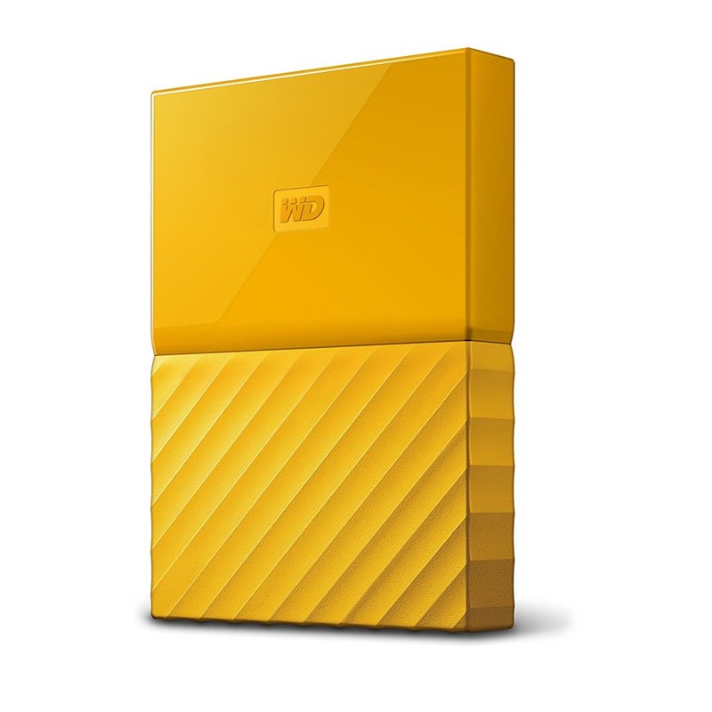 WD My Passport WDBYFT0030BYL - Pevný disk - šifrovaný - 3 TB - externí (přenosný) - USB 3.0 - AES 2 WDBYFT0030BYL-WESN
