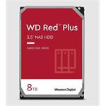 WD Red™ Plus 3,5" HDD 8TB NAS 5640RPM 256MB SATA III 6Gb/s WD80EFPX