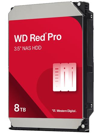 WD RED Pro NAS WD8006FFBX 8TB, SATA III 3.5", 256MB 7200RPM, 235MB/s, CMR