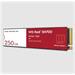 WD Red SN700 NVMe™ 250GB SSD M.2 PCIe Gen3 ×4 ( r3100MB/s, w1600MB/s ) WDS250G1R0C-68BDK0