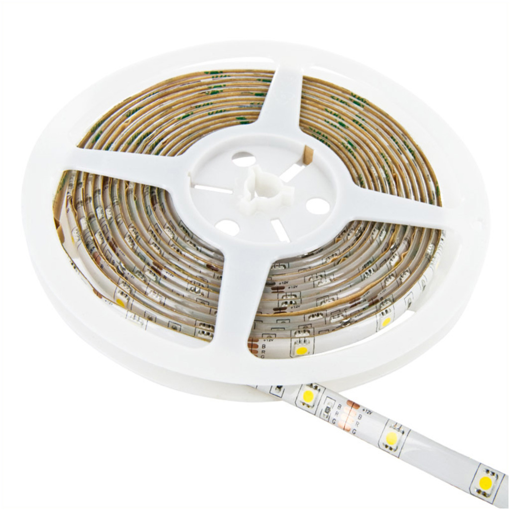 WE LED páska 5m | 120ks/m | 3528 | 9.6W/m | 12V DC | zelená 06893