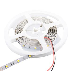 WE LED páska 5m | 30ks/m | 5050 | 7.2W/m | 12V DC | 3000K - teplá biela 06731