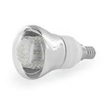 WE LED žárovka 80xLED 4W E14 teplá bílá - refl. 07579