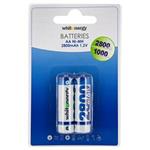 WE Nabíjecí baterie AA 2800mAh Ni-MH 2ks 08347