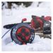 Weatherproof navijak kábla 25 m / 4 zásuvky / modrý / silikónový / 230 V / 1,5 mm2 8592920123492