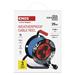 Weatherproof navijak kábla 25 m / 4 zásuvky / modrý / silikónový / 230 V / 1,5 mm2 8592920123492