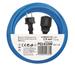 Weatherproof predlžovací kábel 10 m / 1 zásuvka / čierny / silikón / 230 V / 1,5 mm2 8592920123614