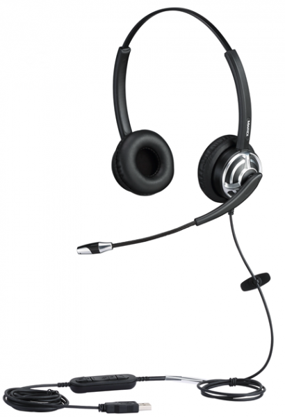 WELL Mairdi MRD-805D USB, náhlavka dvouušní (USB s ovládáním hlasitosti) 310A871