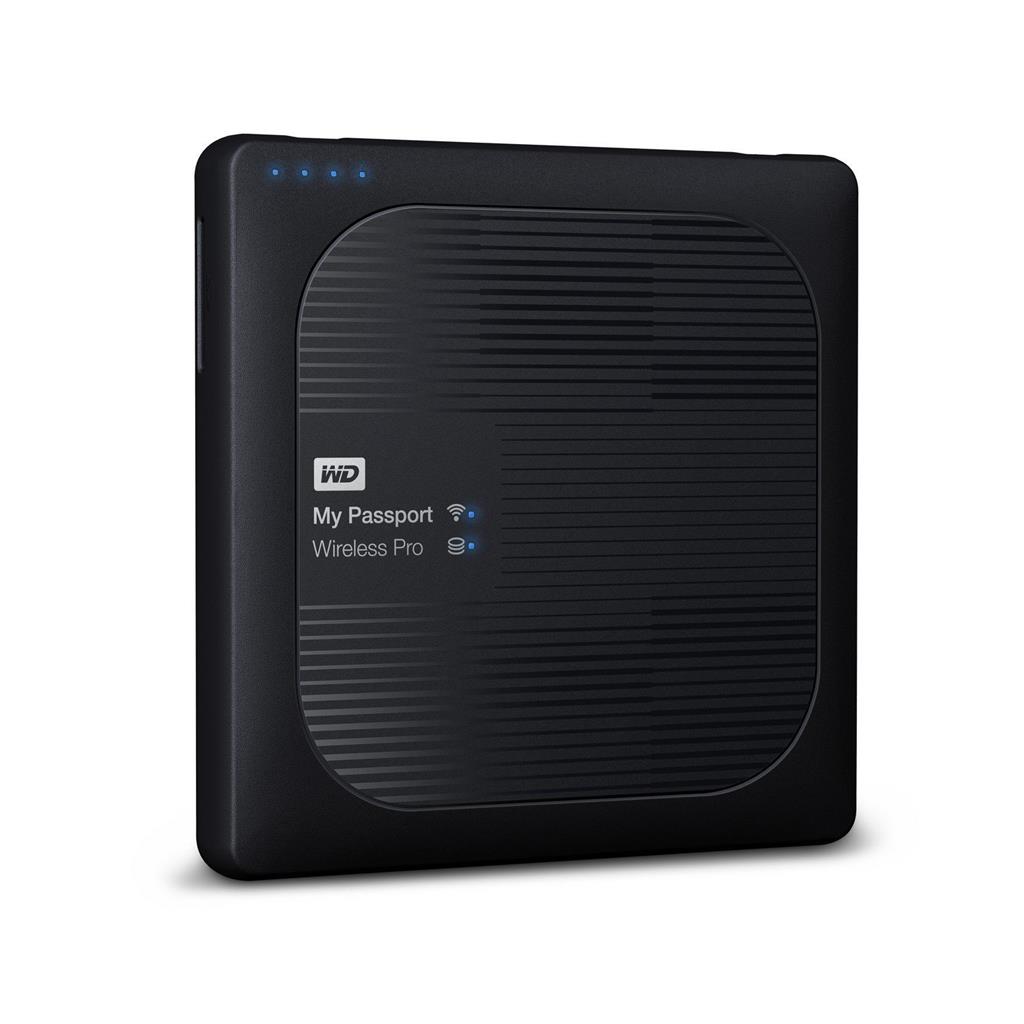 Western Digital externý pevný disk, My Passport Wireless Pro, 2.5&quot;, USB 3.0, 3TB, WDBSMT0030BB WDBSMT0030BBK-EESN