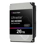 Western Digital Ultrastar DC HC590 (3.5’’, 26TB, 512MB, 7200RPM, SAS 12Gb/s, 512E SE P3 WUH722626AL5204