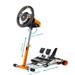 Wheel Stand Pro, DELUXE V2 stojan pro volant a pedály pro Porsche GT2 /CSR /CSP, oranžová 5907734782224