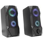 White Shark 2.0 FLOW speakers, RGB, black