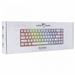 White Shark Gaming keyboard RONIN, US, white RONIN-W-US