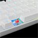 White Shark herní mechanická klávesnice GK-2022 SHINOBI , US layout, červený switch, bílá 0736373269613